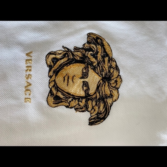 Versace Medusa Pique Polo: NWOT - Picture 9 of 12